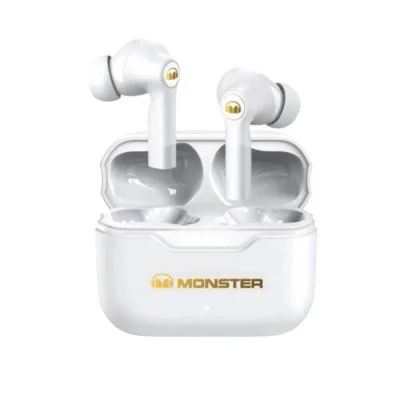 Monster AirMars True Wireless Bluetooth Earbuds - White